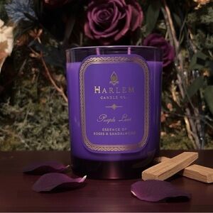 Purple Love Candle